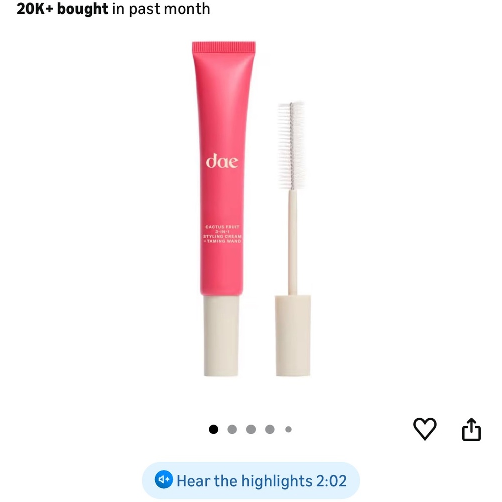 American Eagle Outfitters Cactus Fruit Styling Cream - Vibrant Pink